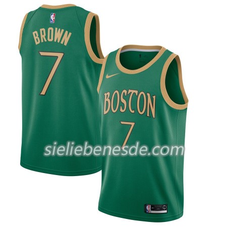Herren NBA Boston Celtics Trikot Jaylen Brown 7 Nike 2019-2020 City Edition Swingman